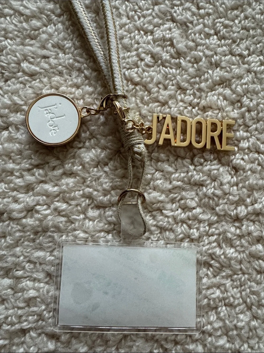 Dior adjustable cloth phone chain
